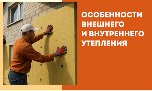 Какие особенности внешнего и внутреннего утепления в Тюмени