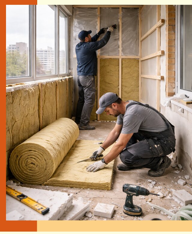 Утепление балкона под ключ в Тюмени качественно и быстро